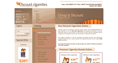 Desktop Screenshot of discountcigarettesmall.com